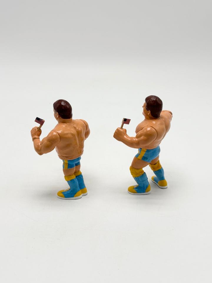 WWF/WWE Hasbro Custom Tag Team The Fabulous Rougeaus mit USA in Filderstadt