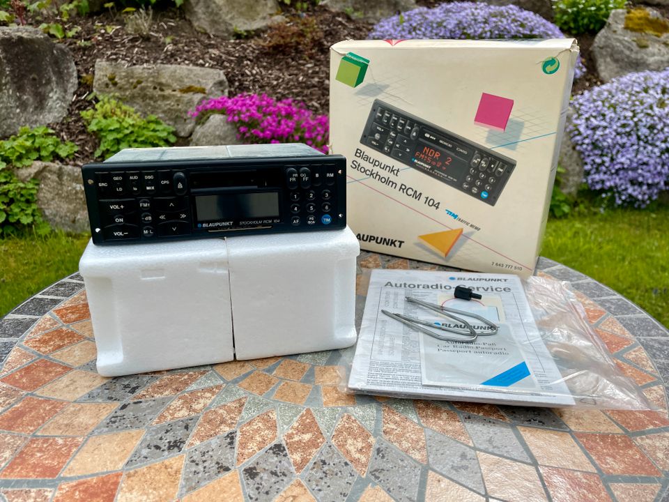 Blaupunkt Stockholm RCM 104 | Autoradio von 1994 (OVP) in Birkenfeld