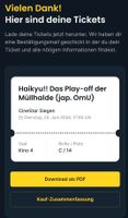 Haikyu! Das Play-off der Müllhalde Kino Ticket Nordrhein-Westfalen - Finnentrop Vorschau