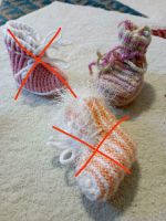 Gestrickte Babyschuhe/-socken *Newborn* Bayern - Schonungen Vorschau