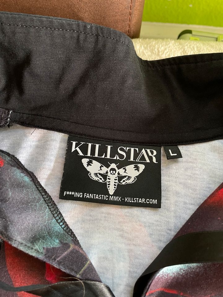 Killstar Kleid Motiv Augen Gothik schwarz in Rodgau