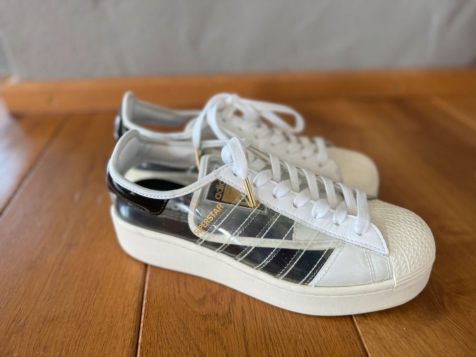 Adidas Superstar Bold Sneaker Schuhe weiß/transparent in Hürtgenwald