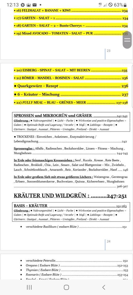 VEGAN - alle Rohkost-Lebensmittel - SELBSTVERSORGER + GÄRTNERN in Schönwald im Schwarzwald 