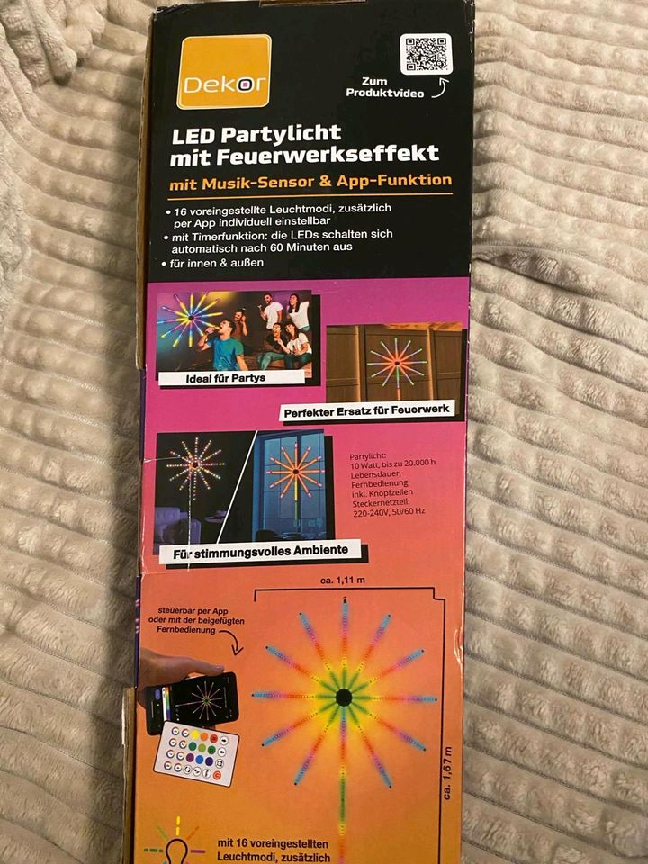 Lampe /Partylicht /Dekolicht 1m in Emmendingen