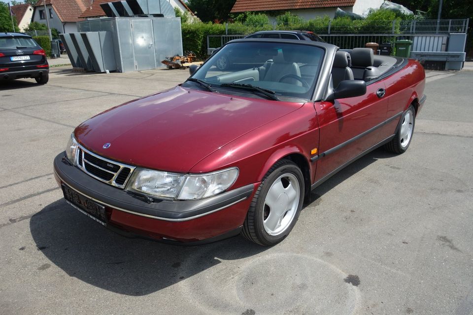 Saab 2.0 Turbo 900SE Cabrio 127'Km AHK elektrisches Verdeck Klima in Wendelstein