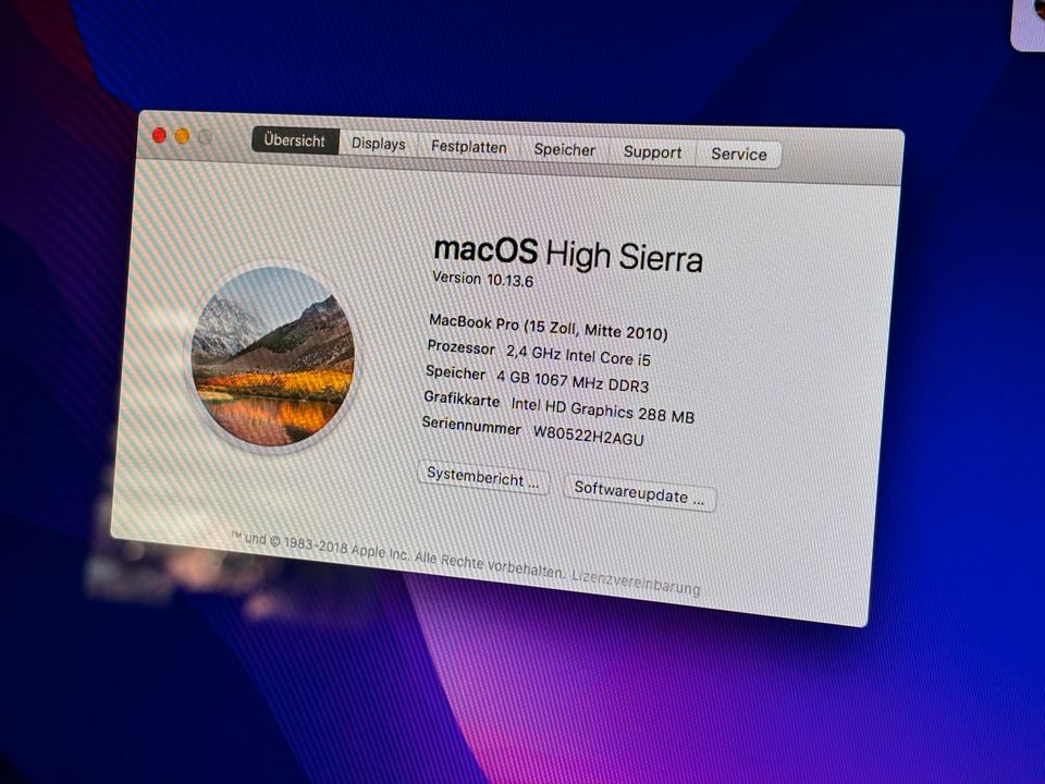 MacBook Pro 15“ Intel i5, SSD,.. **TOP** in Memmingen