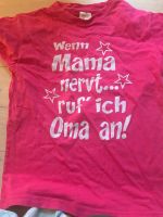 Mädchen t Shirt rosa Spruch 128 wenn Mama nervt Leipzig - Leipzig, Zentrum-Nord Vorschau