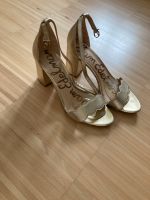 Designer Sandalen Sam Edelmann Pumps Gold Leder 41 Rheinland-Pfalz - Mainz Vorschau