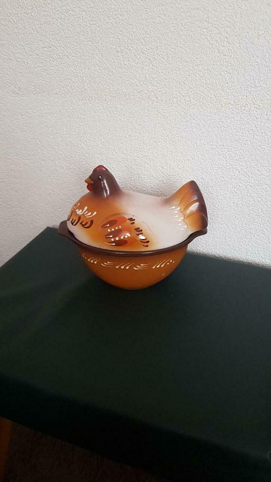 Keramik Kochtopf  Huhn unbenutzt in Remseck am Neckar