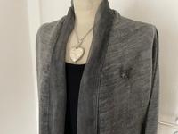 Super elegante Strick-Jacke 38 NEU edel - interessanter Stoff-Mix Bayern - Prutting Vorschau