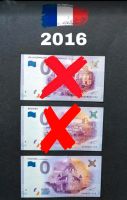 0 Euro Souvenirscheine Frankreich 2016 Nordrhein-Westfalen - Leverkusen Vorschau