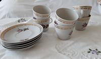 Kaffeeservice 21teilig Lichte Porzellan DDR Rosendekor -6 Gedecke Thüringen - Sonneberg Vorschau