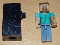 Mojang Minecraft Steve Figur Actionfigur + Portalteil 1A Zustand Sachsen - Auerbach (Vogtland) Vorschau