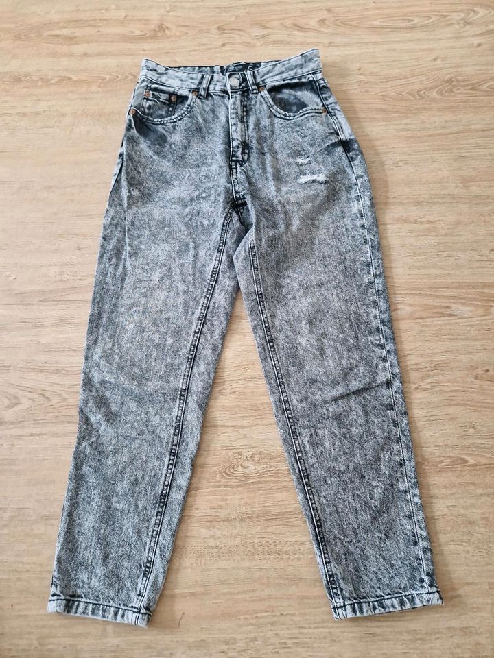 Jeans,  schwarz,  Größe S, Mom fit, FB Sister in Rangsdorf