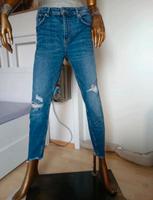 ripped Jeans Skinny Jeans used Look blau Zara Gr. 40 Sachsen - Rathmannsdorf Vorschau