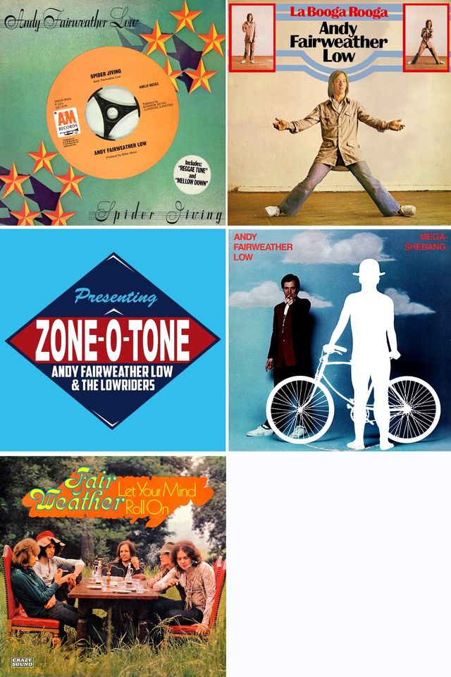 ANDY FAIRWEATHER LOW "Spider Jiving" + "La Booga Rooga"Vinyl LPs in Detmold