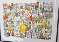 Rick and Morty Wimmelbild Scan Poster Berlin - Charlottenburg Vorschau