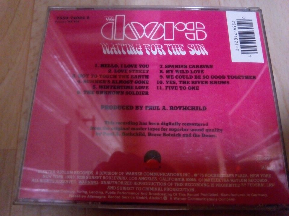 Musik CD : The Doors - Waiting for the Sun - Love street - Five in Berlin