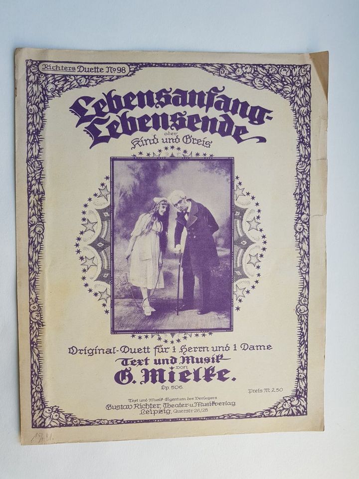 Lebensanfang Lebensende Musik von Georg Mielke Original Duett in Leonberg