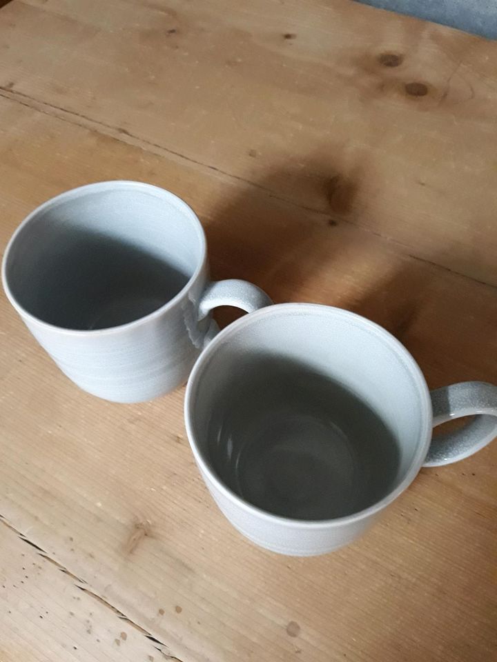 Set, 2 Müslischüsseln 2 Kaffeebecher, Steingut, grau in Baden-Württemberg -  Bahlingen | eBay Kleinanzeigen ist jetzt Kleinanzeigen