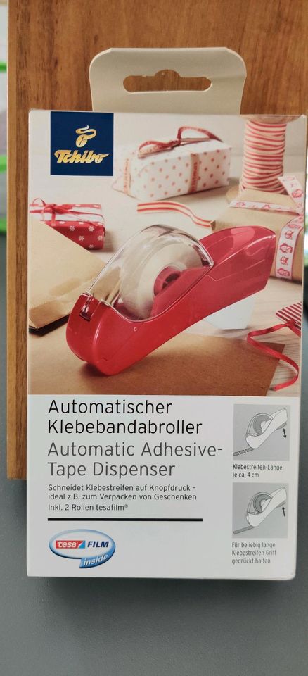 TCHIBO automatischer Tesaabroller NEU ovp in Heidelberg