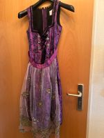 Dirndl lila mit Glitzerschürze Gr.32 Bayern - Augsburg Vorschau