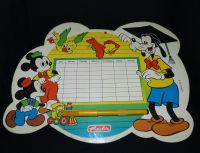 Walt Disney Stundenplan auf Karton, Herlitz, ca 80/90zig. Jahre Niedersachsen - Seevetal Vorschau