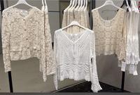 Damen spitze gehäkelte Baumwolle Boho Shirt s m l Hessen - Groß-Gerau Vorschau
