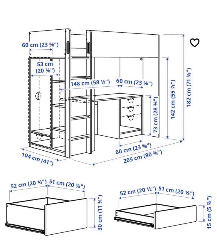 Ikea Hochbett Kinder + Matratze und Lattenrost weiß+rosa in Wiesbaden