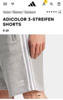 Adidas Adicolor Drei-Streifen Shorts S/M Herren grau Originals Neuhausen-Nymphenburg - Neuhausen Vorschau