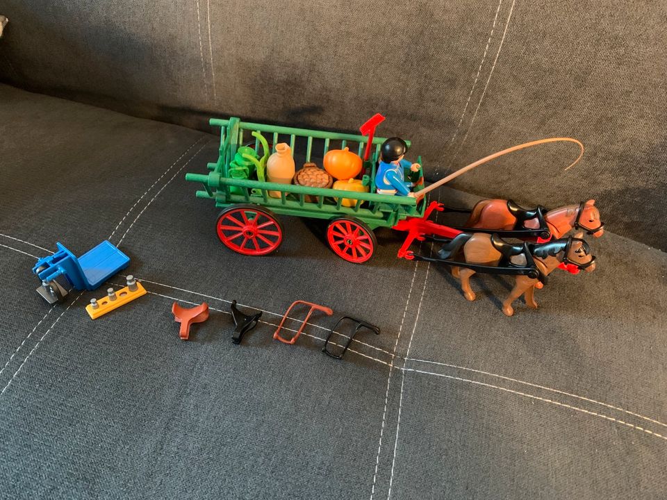 Playmobil 3246 Kutsche Leiterwagen Country Farm + Extras in Brüggen