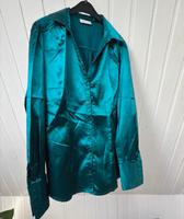 C&A Satin Bluse Smaragdgrün Gr.L Nordrhein-Westfalen - Hamm Vorschau