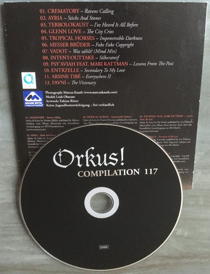 CDs: Orkus!, Welicoruss, Varech, Immortal, Maximum Metal in Leipzig