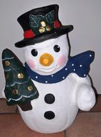 Schneemann handbemalt ca. 32 cm hoch  Weihnachtsdeko,  Winterdeko Rheinland-Pfalz - Römerberg Vorschau