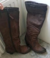 Stiefel Mjus Echtleder Gr 37 braun neuwertig Brandenburg - Breydin Vorschau