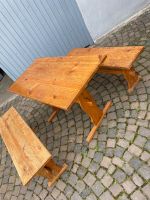 Alter Holztisch mit Bänken Rheinland-Pfalz - Landau-Queichheim Vorschau