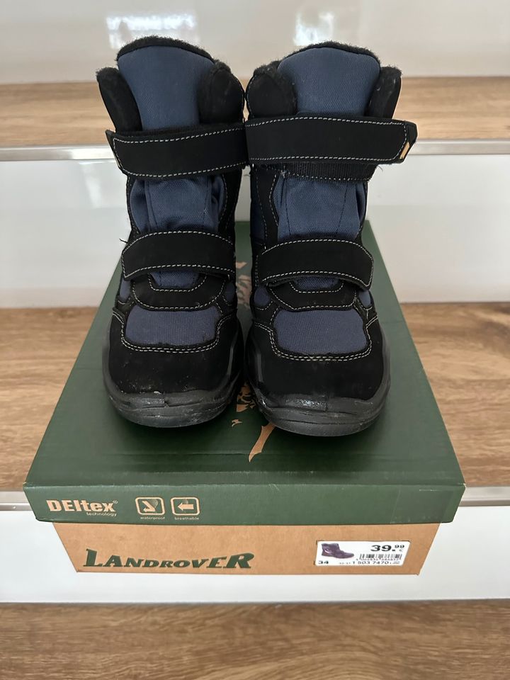 Landrover Winterstiefel Jungen gefüttert Gr. 34 KP 39,99€ in Weil im Schönbuch