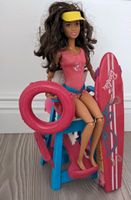 Barbie Rettungsschwimmer Surfbrett Flosse Beach Zubehör Rheinland-Pfalz - Hahnstätten Vorschau