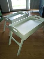 2 Stück Ikea Bett Tablett Holz weiss 50 x 30 x 35 cm Bayern - Eichendorf Vorschau