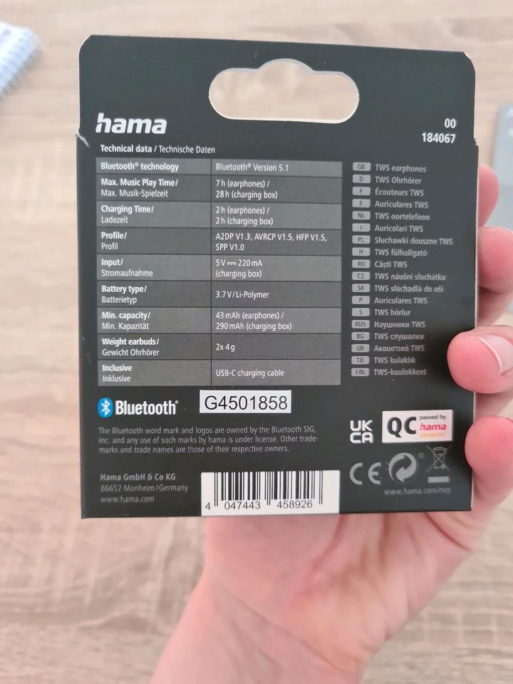 Bluetooth Kopfhörer Hama Freedom Light in Bochum