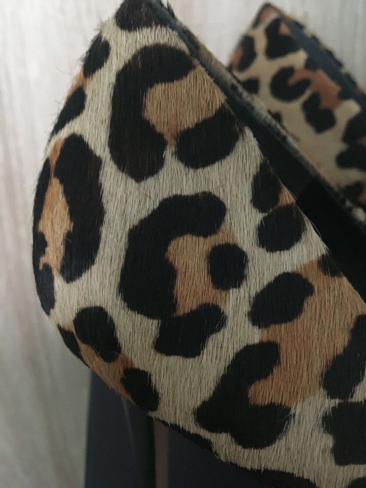 BUFFALO Pumps Fell Leopard Echtleder Gr 39 neuwertig für 50€ in Hügelsheim