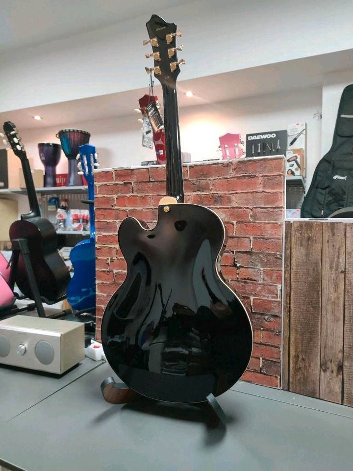 Hagstrom HJ 500 Jazzgitarre E-Gitarre Jazz Gitarre schwarz in Soest
