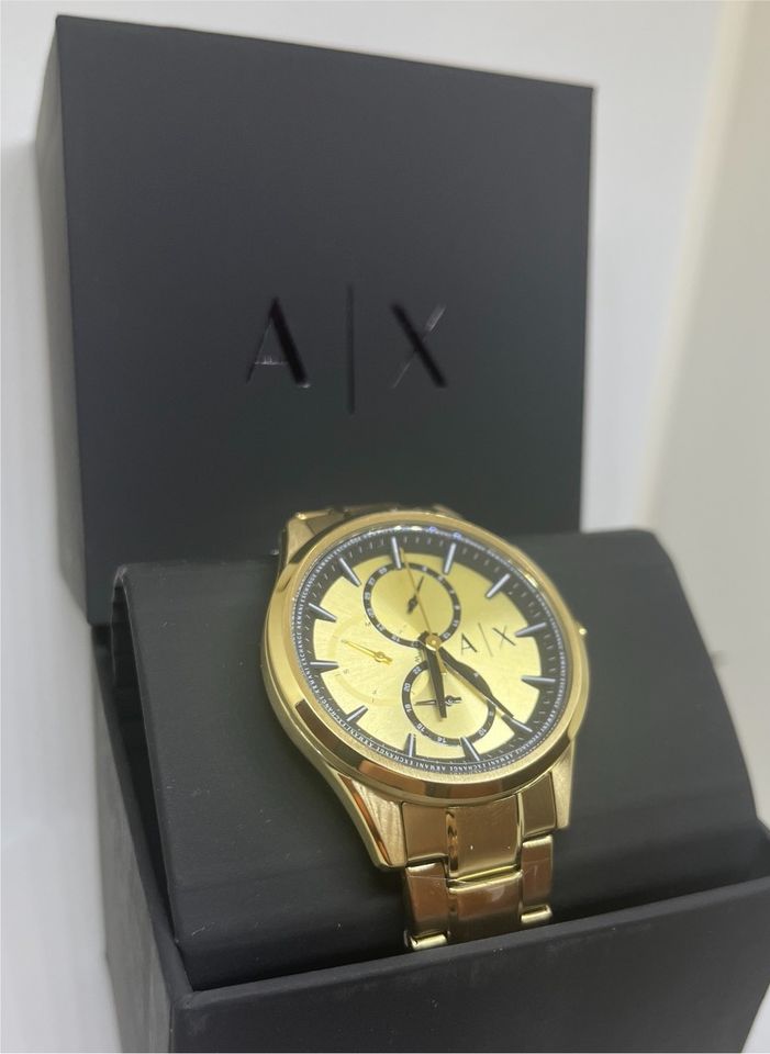 Armani Exchange Herrenuhr AX1866 Dante Gold NEU in Wolfsburg