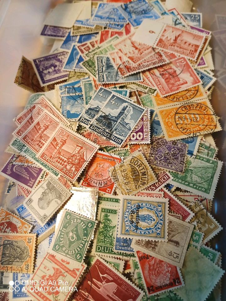 Konvolut von 1000 Briefmarken Deutsches Reich in Dresden