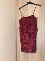 Pailletten Kleid in Rot Baden-Württemberg - Bruchsal Vorschau