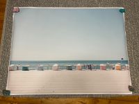 Großer Print Wandbild ca. 107 x 142cm Strand Meer Strandkörbe Dresden - Klotzsche Vorschau