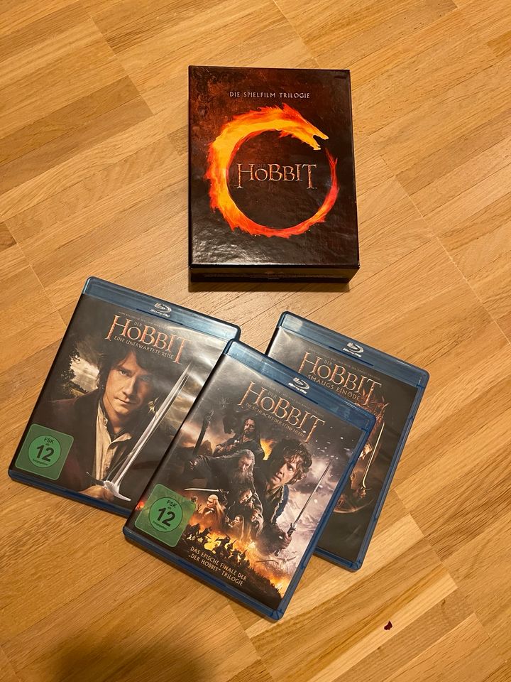 Der Hobbit Die Spielfilm Triologie Blue Ray DVDs 3 Stk. in Frankfurt am Main