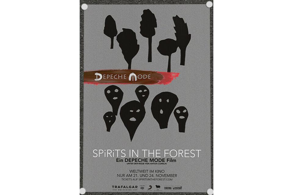 POSTER DEPECHE MODE SPIRITS OF THE FOREST FILM PLAKAT 2019 in Berlin