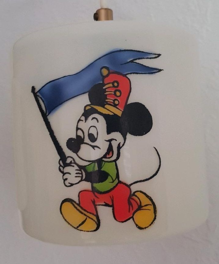 Original Walt Disney Mickey Maus Lampe von Doria Leuchten Vintage in Ebrach
