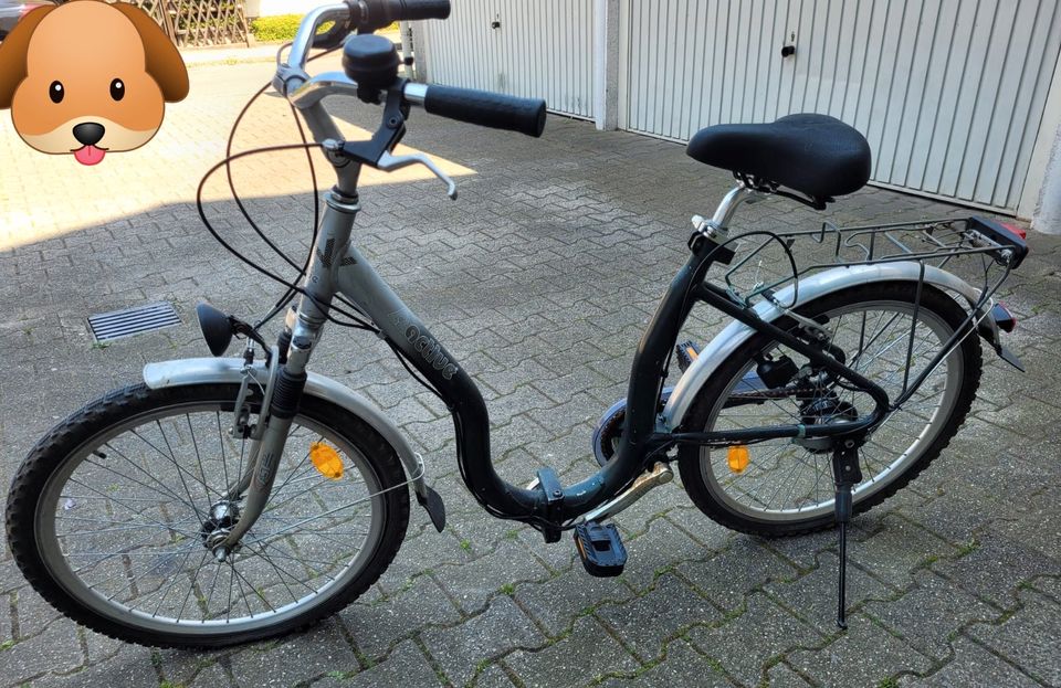 24 zoll Klapp Fahrrad mit Tiefeneinstieg 3 Gang Nabenschschaltung in Essen